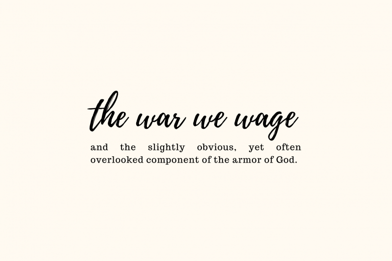 The War We Wage