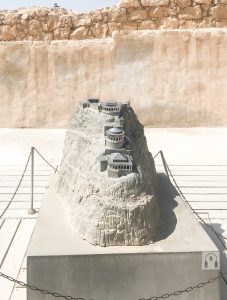 A mini reconstruction of King Herod's palace. 
